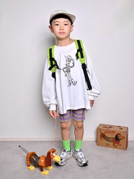 tanshio.さん（キッズ・110cm）の夏コーディネート