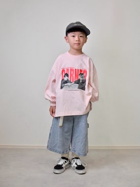 「アイテム（パンツ）」を使った、tanshio.さん（キッズ・110cm）の夏コーディネート