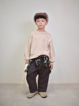 「アイテム（パンツ）」を使った、tanshio.さん（キッズ・110cm）の秋コーディネート