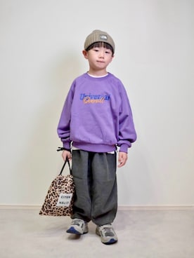 「アイテム（パンツ）」を使った、tanshio.さん（キッズ・110cm）の冬コーディネート