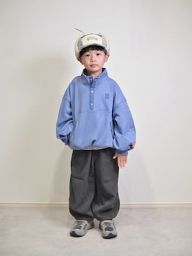 「アイテム（Tシャツ/カットソー）」を使った、tanshio.さん（キッズ・110cm）の冬コーディネート