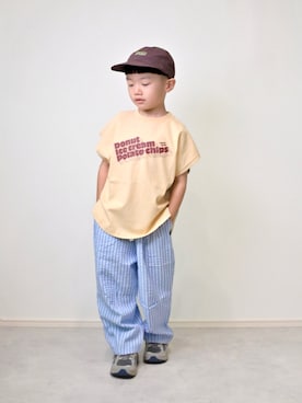「アイテム（トップス）」を使った、tanshio.さん（キッズ・110cm）の夏コーディネート