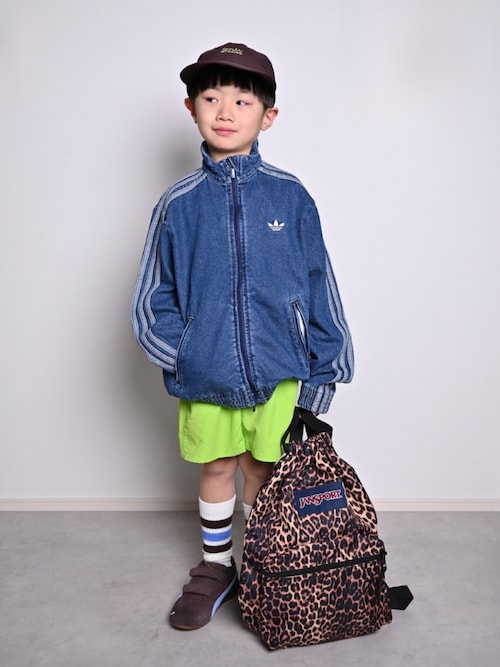 adidasオリジナル デニム生地　S トラックジャケット ファイヤーバード トラックトップ デニム / ジャージ / アディダス