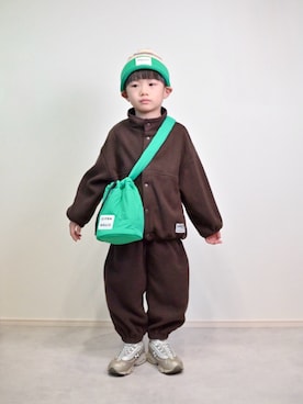 「アイテム（アンサンブル）」を使った、tanshio.さん（キッズ・110cm）の冬コーディネート
