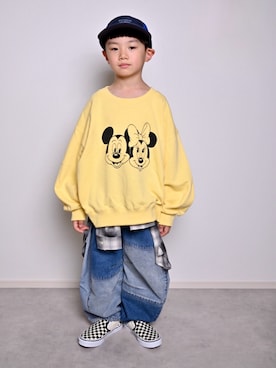 「VANS(バンズ)のアイテム」を使った、tanshio.さん(キッズ・110cm)の秋コーディネート