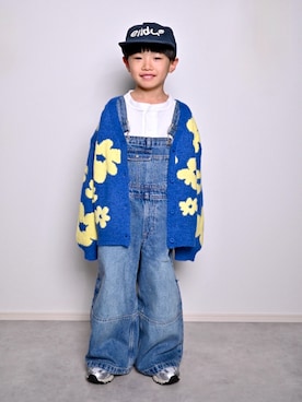 「CIAOPANIC TYPY（チャオパニックティピー）のアイテム」を使った、tanshio.さん（キッズ・110cm）の秋コーディネート