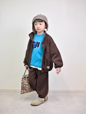 「アイテム（アンサンブル）」を使った、tanshio.さん（キッズ・110cm）の冬コーディネート