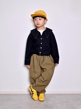 「Onitsuka Tiger（オニツカタイガー）のアイテム」を使った、tanshio.さん（キッズ・110cm）の春コーディネート