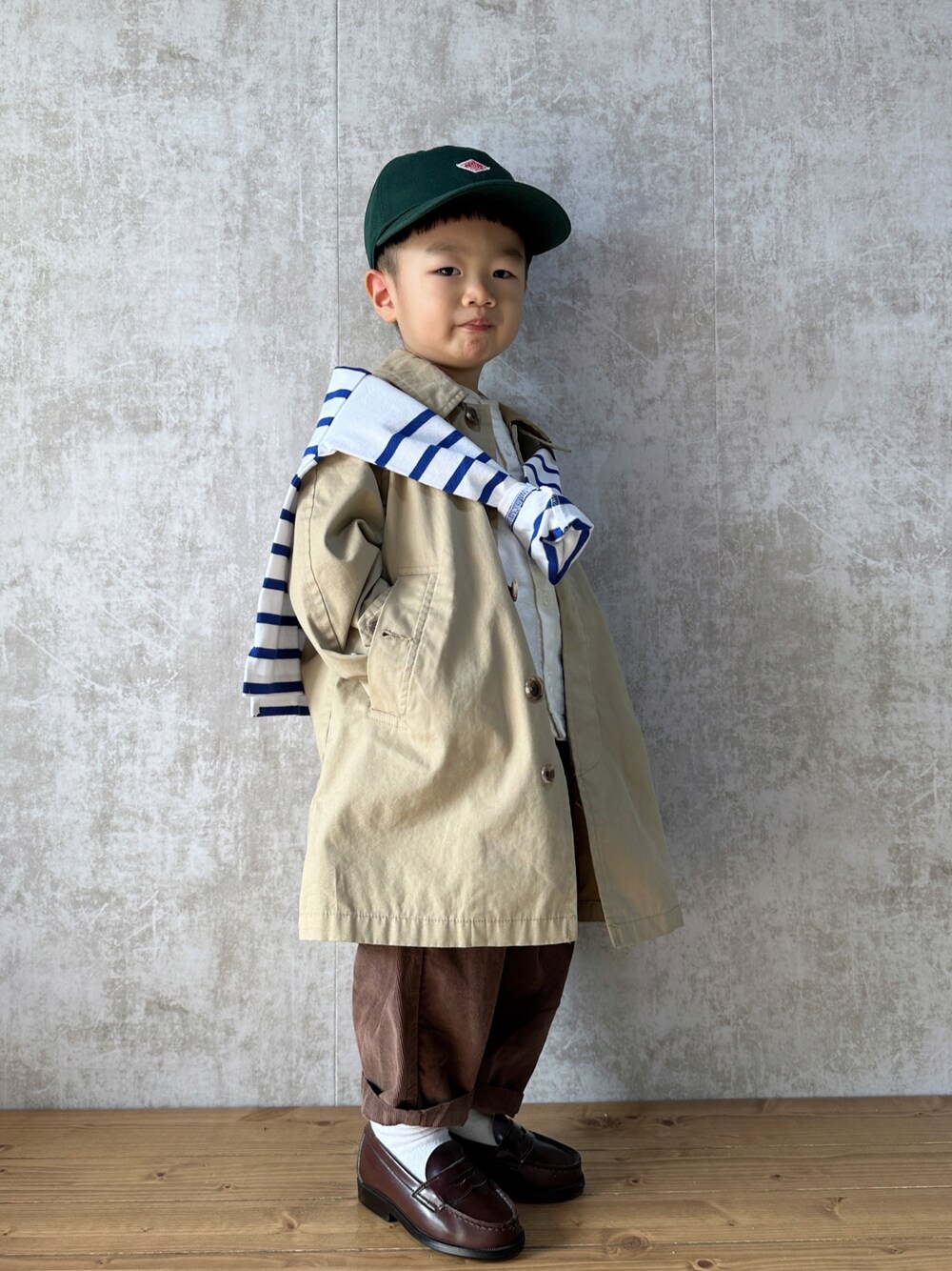 POLO RALPH LAURENのステンカラーコート（ベージュ系）を使った