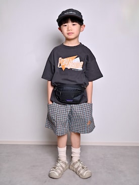 「devirock（デビロック）のアイテム」を使った、tanshio.さん（キッズ・110cm）の春コーディネート