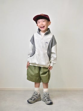「アイテム（ソックス/靴下）」を使った、tanshio.さん（キッズ・110cm）の夏コーディネート