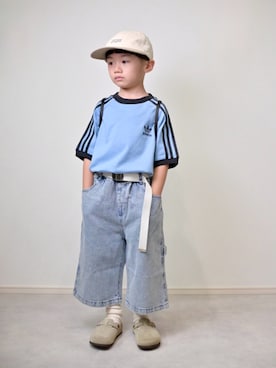 「アイテム（ソックス/靴下）」を使った、tanshio.さん（キッズ・100cm）の夏コーディネート