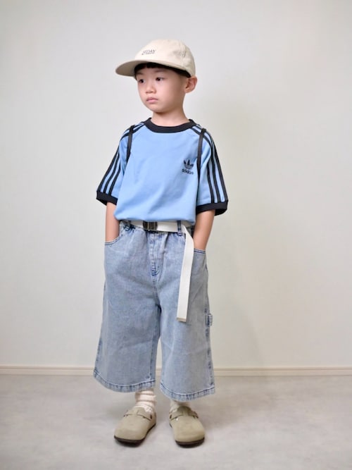 アディカラー スリーストライプTシャツ キッズ / アディダスオリジナル