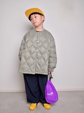 「GEORGE'S（ジョージズ）のアイテム」を使った、tanshio.さん（キッズ・110cm）の冬コーディネート