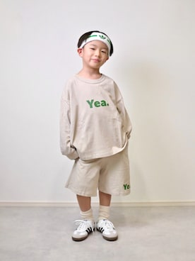 「アイテム（アウトドア/スポーツ）」を使った、tanshio.さん（キッズ・110cm）の秋コーディネート