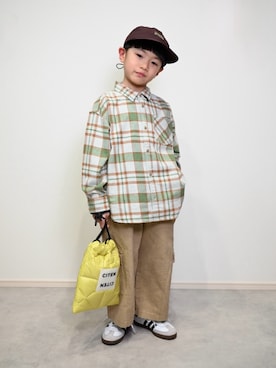 「CIAOPANIC TYPY（チャオパニックティピー）のアイテム」を使った、tanshio.さん（キッズ・110cm）の冬コーディネート