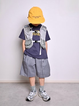 NEW BALANCEのアイテムを使った「ストライプパンツ」の人気