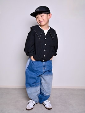 「ARC'TERYX（アークテリクス）のアイテム」を使った、tanshio.さん（キッズ・110cm）の春コーディネート