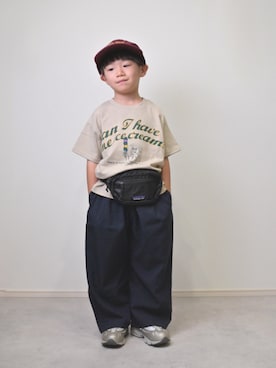 「アイテム（トップス）」を使った、tanshio.さん（キッズ・100cm）の夏コーディネート