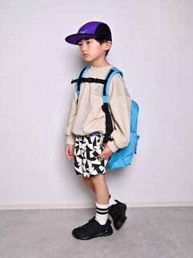 「BREEZE（ブリーズ）のアイテム」を使った、tanshio.さん（キッズ・110cm）の春コーディネート