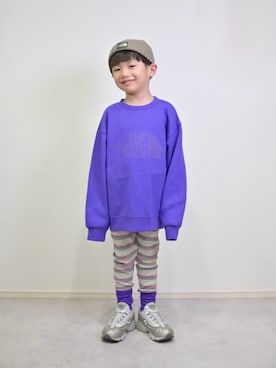 「アイテム（レギンス/スパッツ）」を使った、tanshio.さん（キッズ・110cm）の秋コーディネート