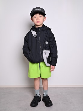 「mont-bell（モンベル）のアイテム」を使った、tanshio.さん（キッズ・110cm）の春コーディネート