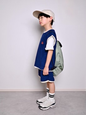 「THE NORTH FACE（ザノースフェイス）のアイテム」を使った、tanshio.さん（キッズ・110cm）の春コーディネート