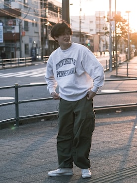 「コンバース」｜すけさん（メンズ・171cm・20代）の春コーディネート