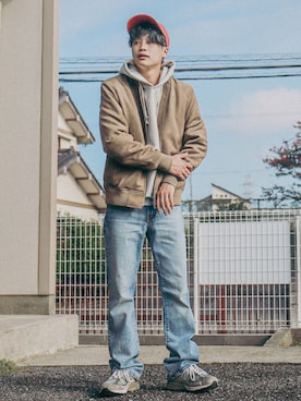 「UNION STATION（ユニオンステーション）のアイテム」を使った、すけさん（メンズ・171cm）の秋コーディネート