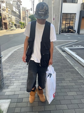 「アイテム（ベスト）」を使った、Ｒさん（メンズ・163cm・10代）の夏コーディネート