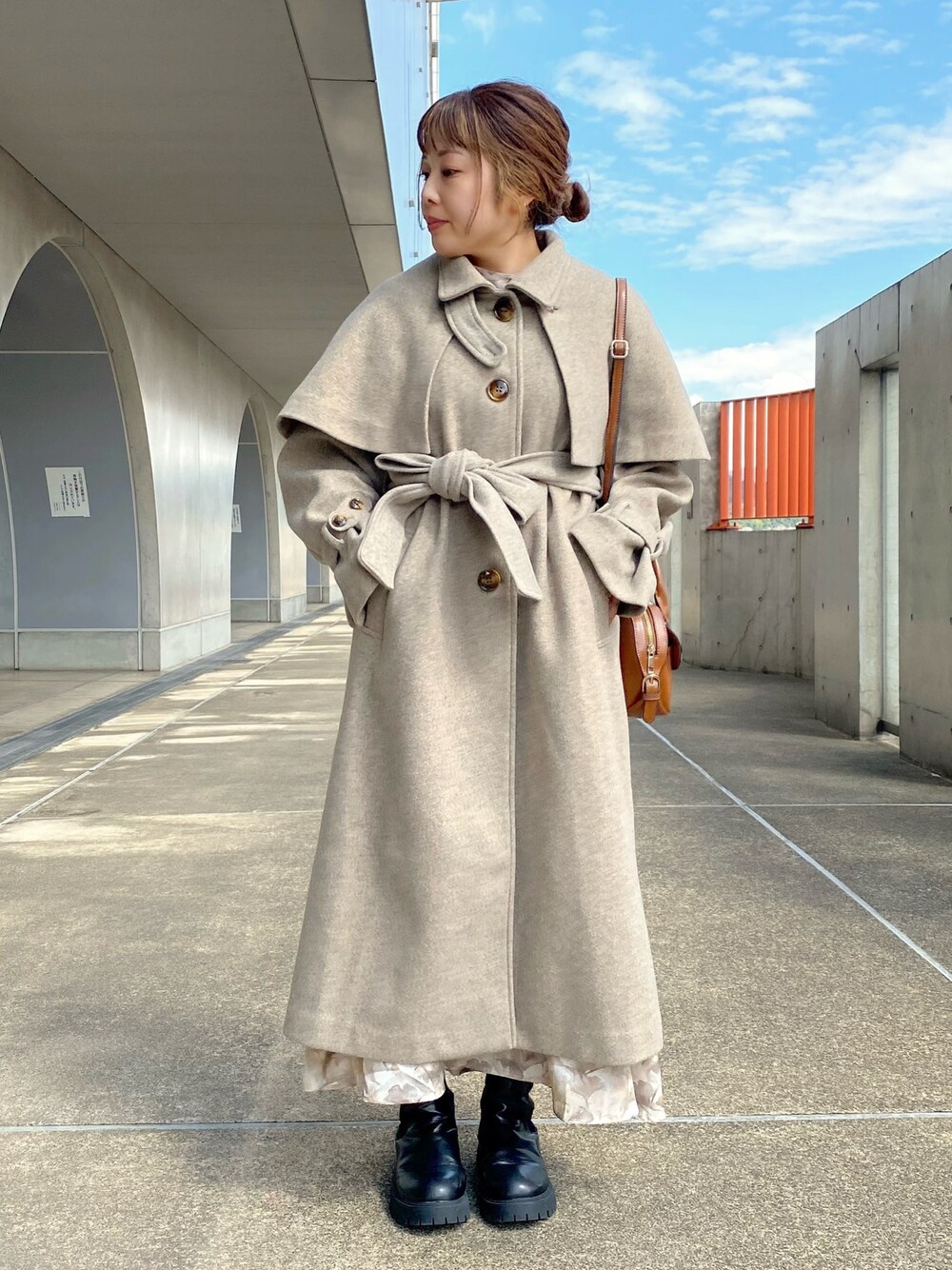 OLIVE des OLIVEステンカラーコート OLIVE des OLIVE（オリーブデオリーブ）の「ステンカラーロング