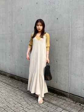 三橋栄香さん(レディース・155cm)の春コーディネート