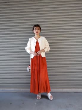 三橋栄香さん（レディース・155cm）の秋コーディネート