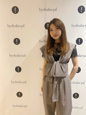 「Ameri（アメリ）のアイテム」を使った、三橋栄香さん（レディース・155cm）の夏コーディネート