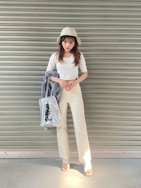 三橋栄香さん（レディース・155cm）の夏コーディネート