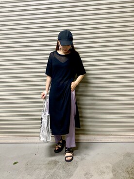 三橋栄香さん（レディース・155cm）の夏コーディネート