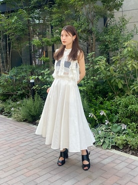 三橋栄香さん(レディース・155cm)の夏コーディネート