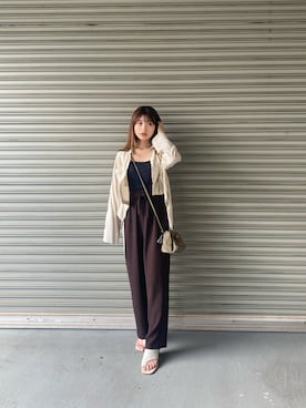 三橋栄香さん(レディース・155cm)の夏コーディネート