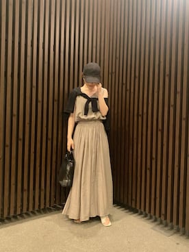 三橋栄香さん（レディース・155cm）の夏コーディネート