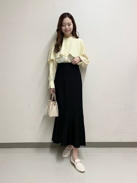 「春服デビュー宣言」｜「アイテム（その他シューズ）」を使った、ayanaさん（レディース・166cm）の春コーディネート