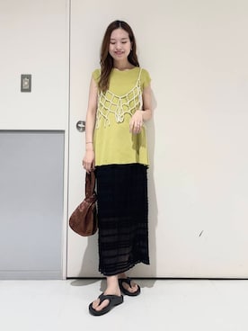 「アイテム（その他小物）」を使った、ayanaさん（レディース・166cm）の夏コーディネート
