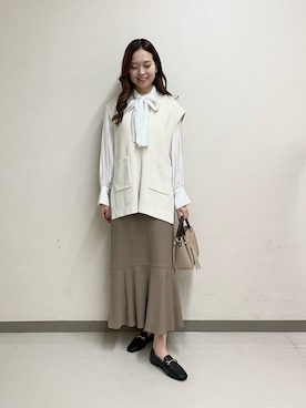 「春服デビュー宣言」｜「アイテム（その他シューズ）」を使った、ayanaさん（レディース・166cm）の春コーディネート