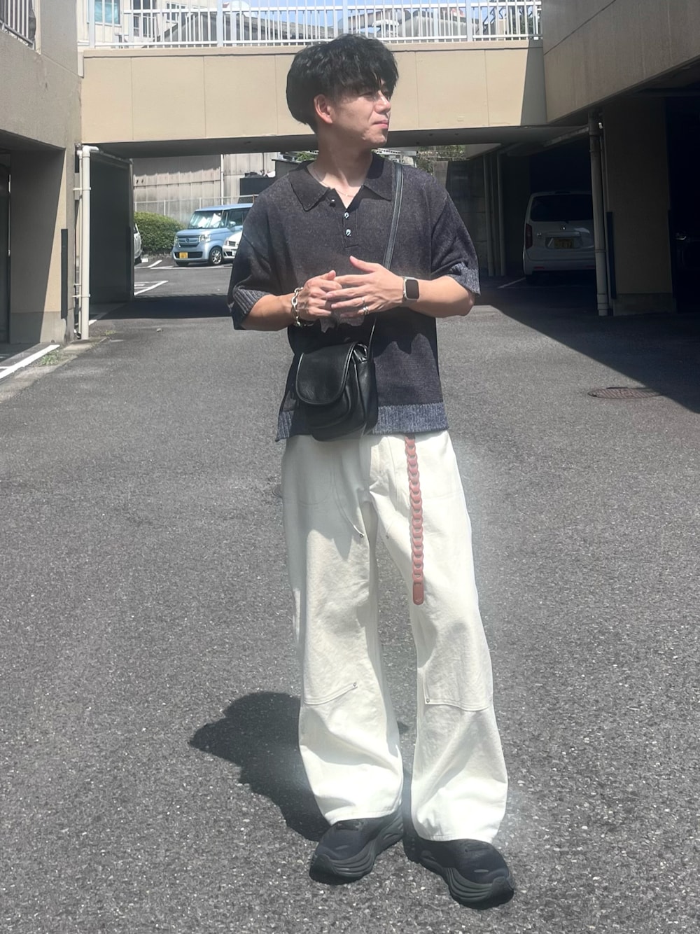試着のみ LIDNM DOUBLE KNEE NEP TROUSERS M DOUBLE KNEE NEP TROUSERS（スラックス）｜LIDNM（リドム）の