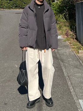 「CLEA（クレア）のアイテム」を使った、えーきち【62kg】さん（メンズ・169cm）の冬コーディネート