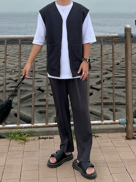 「CLEA（クレア）のアイテム」を使った、えーきち【62kg】さん（メンズ・169cm）の夏コーディネート