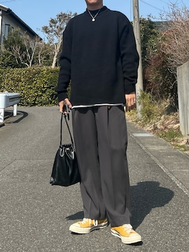 「CLEA（クレア）のアイテム」を使った、えーきち【62kg】さん（メンズ・169cm）の春コーディネート