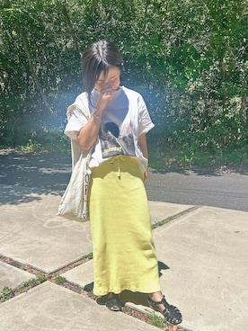 「アイテム（エコバッグ/サブバッグ）」を使った、oriさん（レディース・156cm・30代）の夏コーディネート