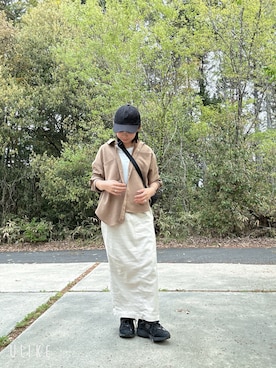 「green label relaxing（グリーンレーベルリラクシング）のアイテム」を使った、oriさん（レディース・156cm）の春コーディネート