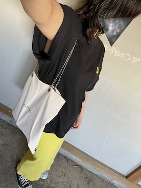 「jouetie（ジュエティ）のアイテム」を使った、momiさん（骨格ストレート・レディース・166cm）の夏コーディネート