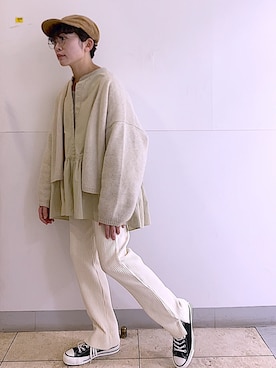 kahoさん（レディース・154cm）の冬コーディネート